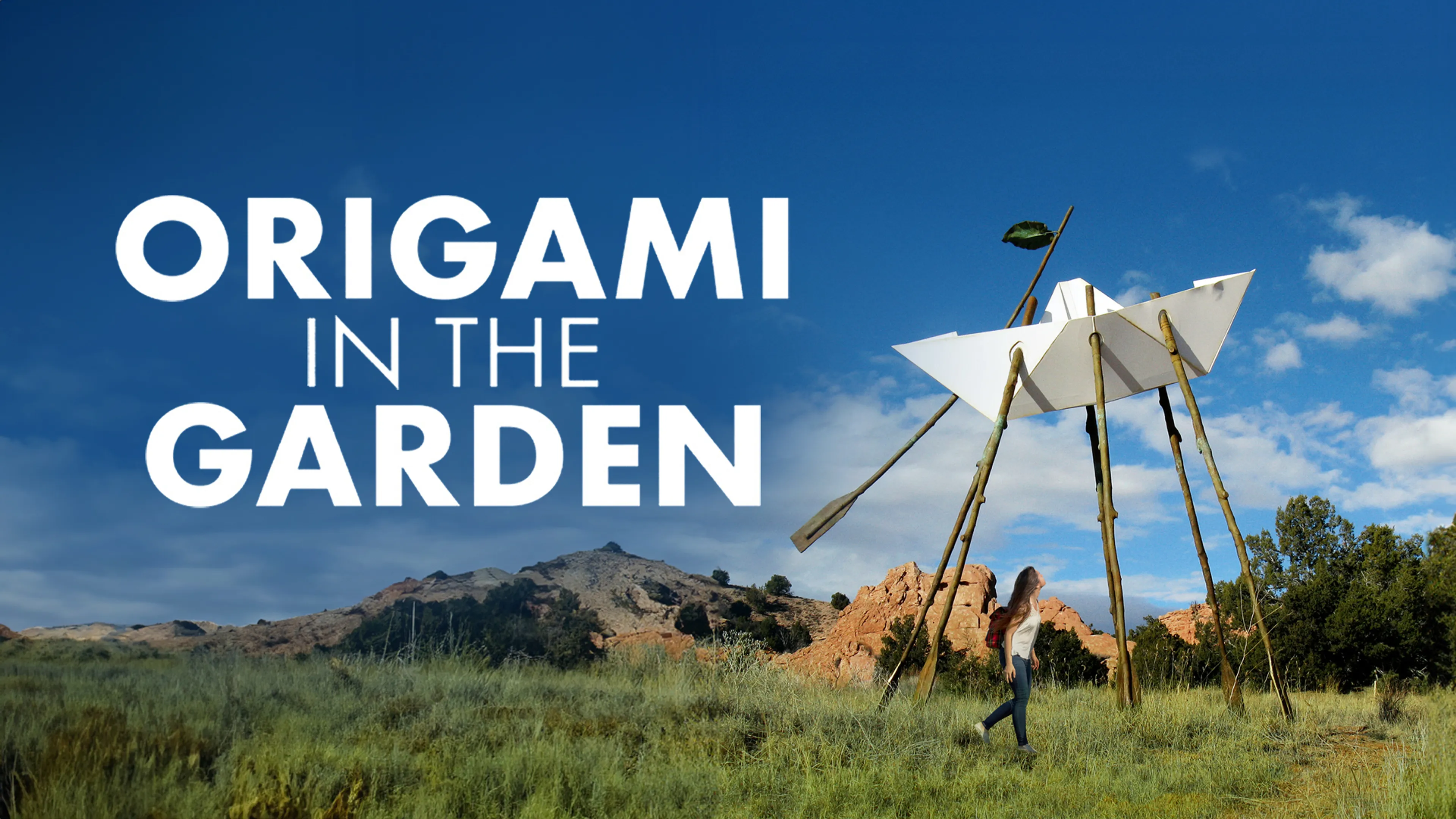 Origami in The Garden poster